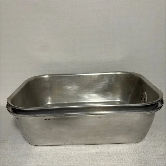 VTG WEAR-EVER Aluminum #325 USA LG Vented Deep Roasting Pan with Lid Handles EUC - Picture 14 of 15